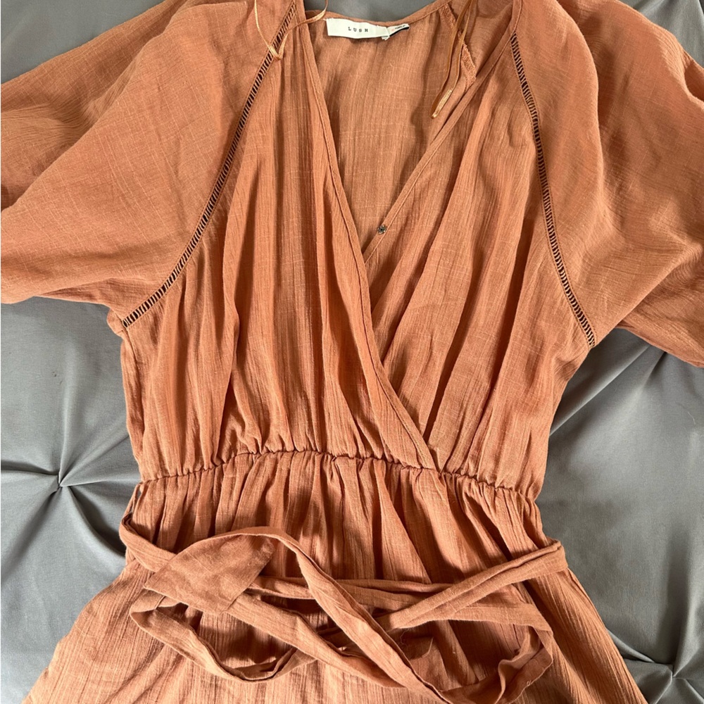 Orange summer dress